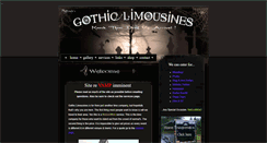 Desktop Screenshot of gothiclimousines.co.uk