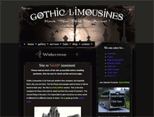 Tablet Screenshot of gothiclimousines.co.uk